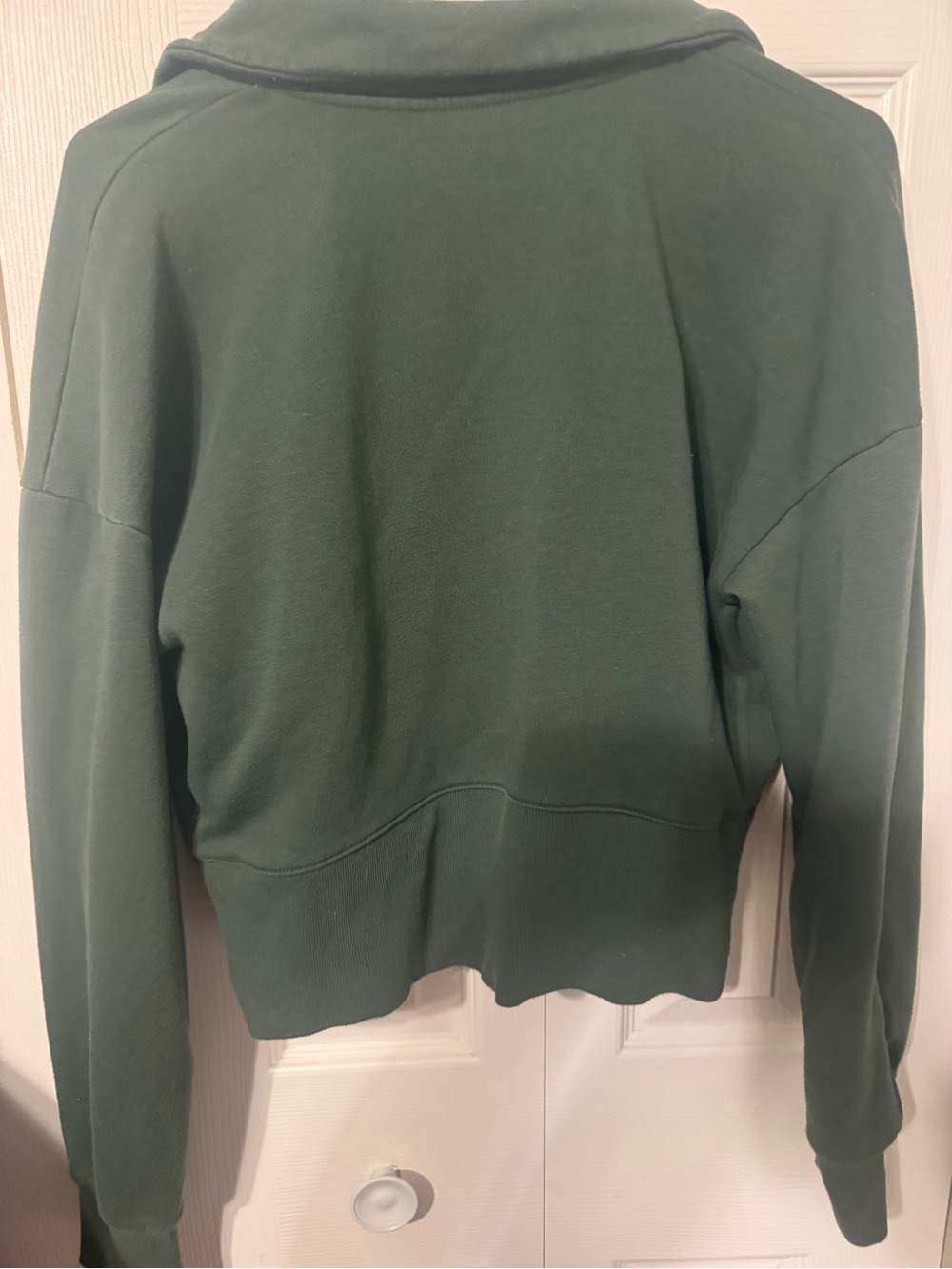 Universal Thread Forest Green Quarter-Zip Pullover - Picture 2 of 3